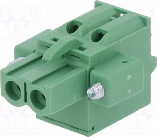1 x Connettore a morsetto disattivabile, connettore da 5 mm, configurazione a percorso dritto: 2 femmina, modello 2EDGKDFM-5.0-02P-14-00AH