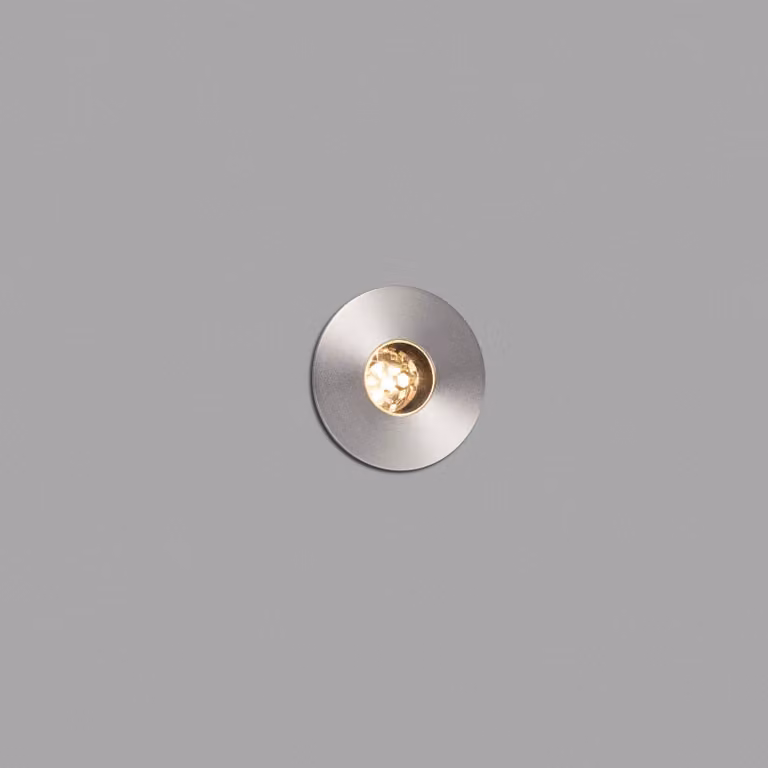 Lampada da incasso LED GRUND 15° 3000K IP67 nichel opaco