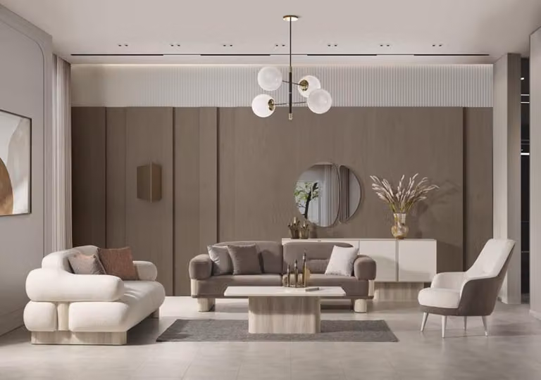 Polstergarnitur Couch Set Sitzmöbel Sofa Kombination Sitzgruppe Wohnlandschaft