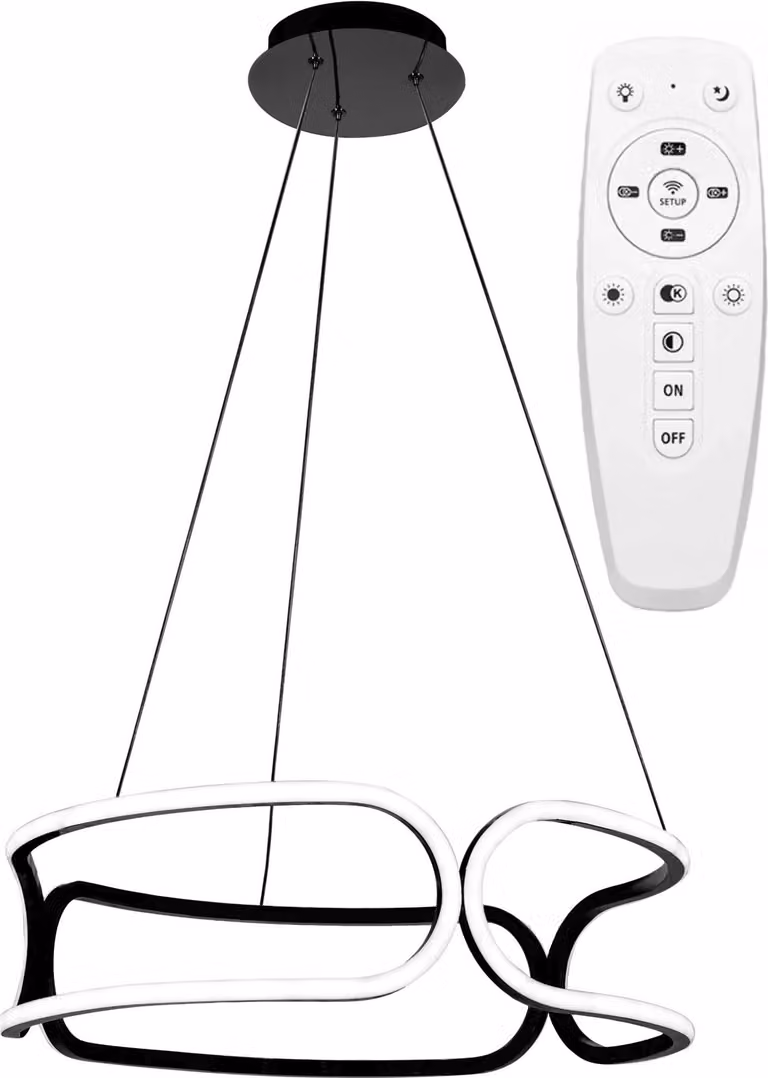 Lampada tooLight Led App790-Cp Trio Black