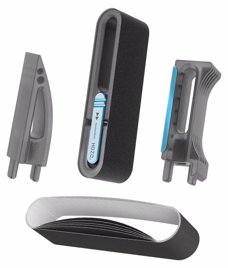 Solidchoice - Set di spugne abrasive NeoBlock con manico magnetico e accessori intercambiabili