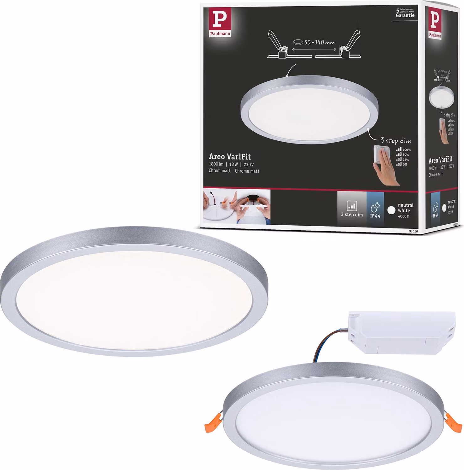Pannello da incasso LED Paulmann VariFit Areo