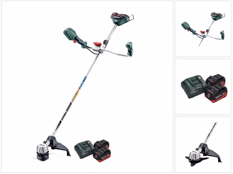 Metabo FSB 36-18 LTX BL 40 Decespugliatore a batteria 36 V ( 2x 18 V ) a due impugnature brushless + 2x batteria 10,0 Ah + caricabatterie