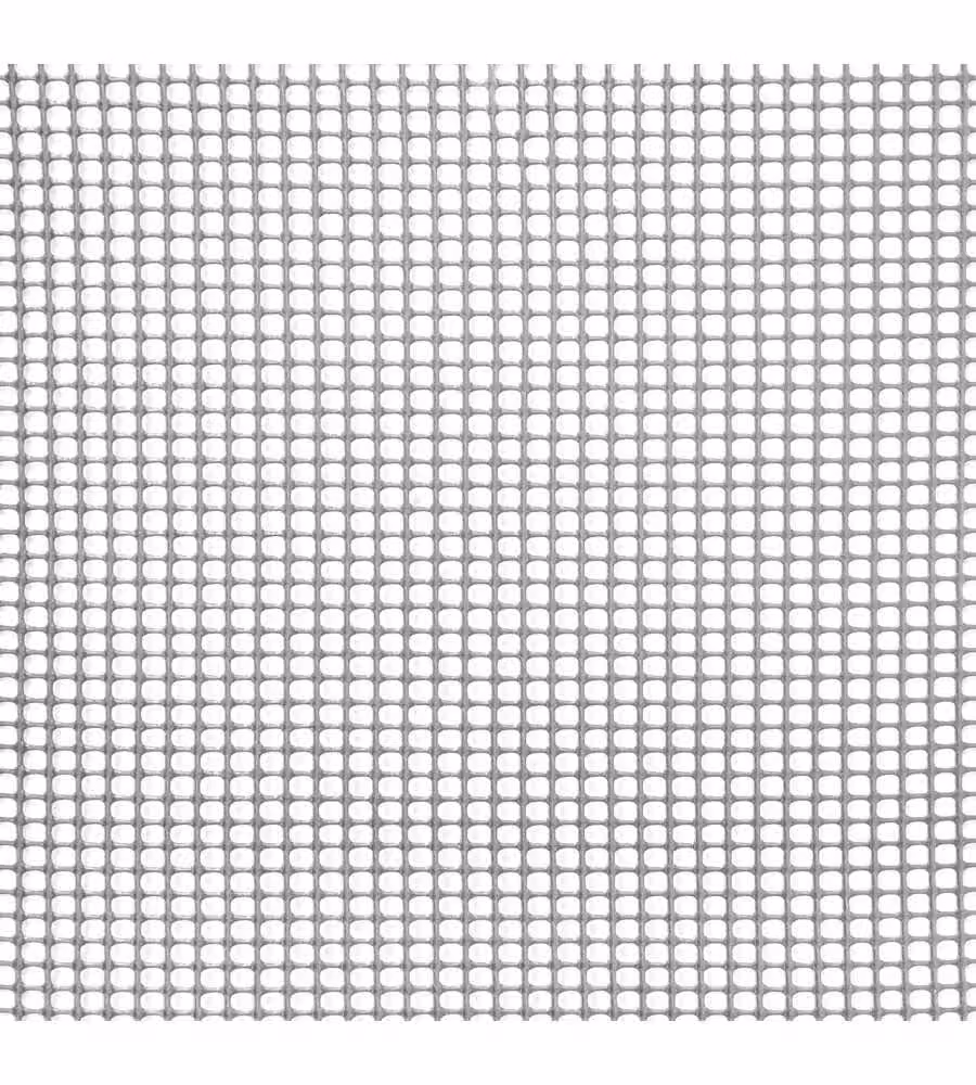 Verdemax Rete Maglia Quadrata 5 mm Colore Grigio Altezza 0,5 m