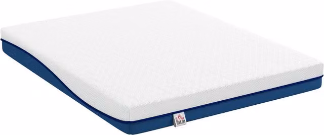 Materasso 2 persone 160 x 200 x 20 cm memory foam al gel fodera rimovibile lavabile contemporaneo in poliestere bianco 21_0001082