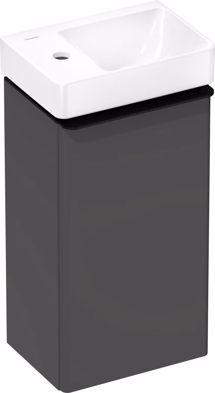 hansgrohe Xelu Q lave-mains, 1 trou pour robinet, sans trop-plein, 360x250x80mm, blanc, 61085450, 61085450