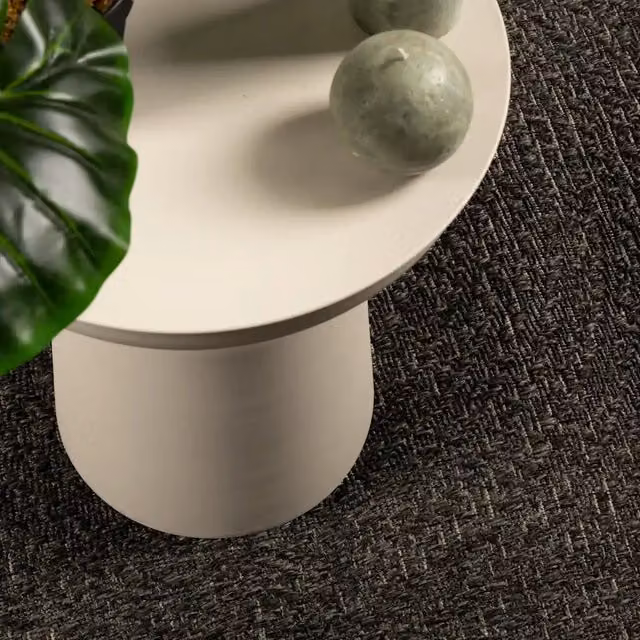 Tappeto vidaXL Antracite con effetto iuta in polipropilene per interni ed esterni L: 200 cm, P: 290 cm