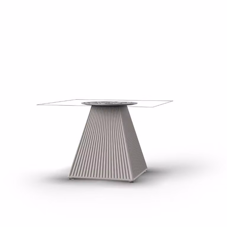 Base tavolo Gatsby Vondom quadrata 35x35x40cm