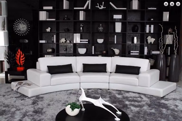 Ledersofa Couch Wohnlandschaft Ecksofa Eck Garnitur Design Modern Sofa A1130