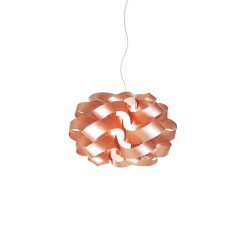 Lampadario Moderno Polilux ® Rame E Metallo Cromo 2 Luci E27