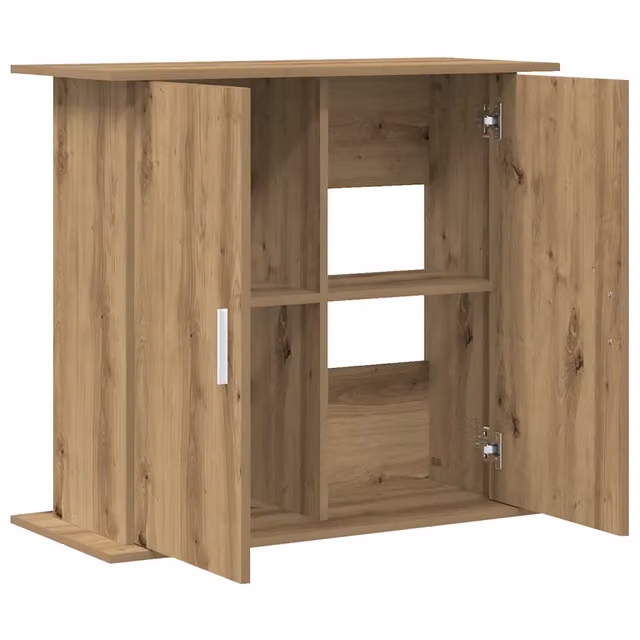 Supporto per acquario DESIGN IN in rovere marrone con ripiani interni e ante a battente L/P/H: 81 x 36 x 73 cm CFW7455856