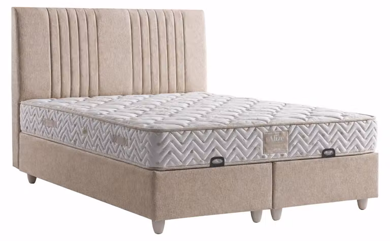 Letto con materasso in stile moderno Letto con contenitore Materasso morbido