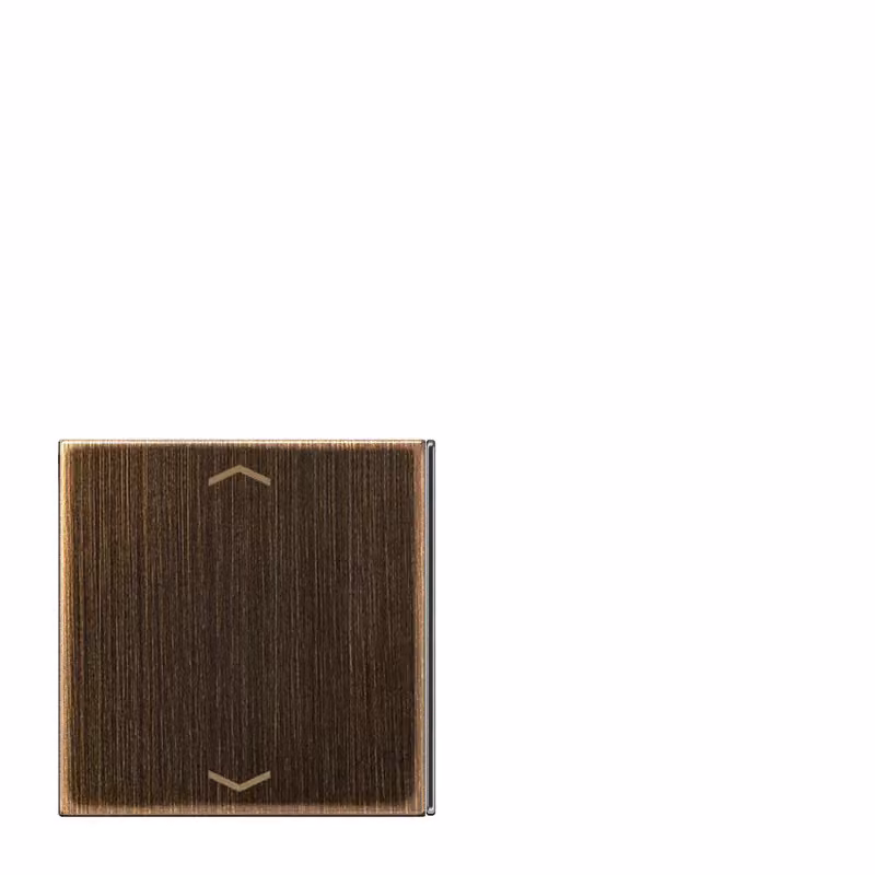 Jung ME2404TSAPAT23 Pulsante quadruplo con simboli, ottone anticato