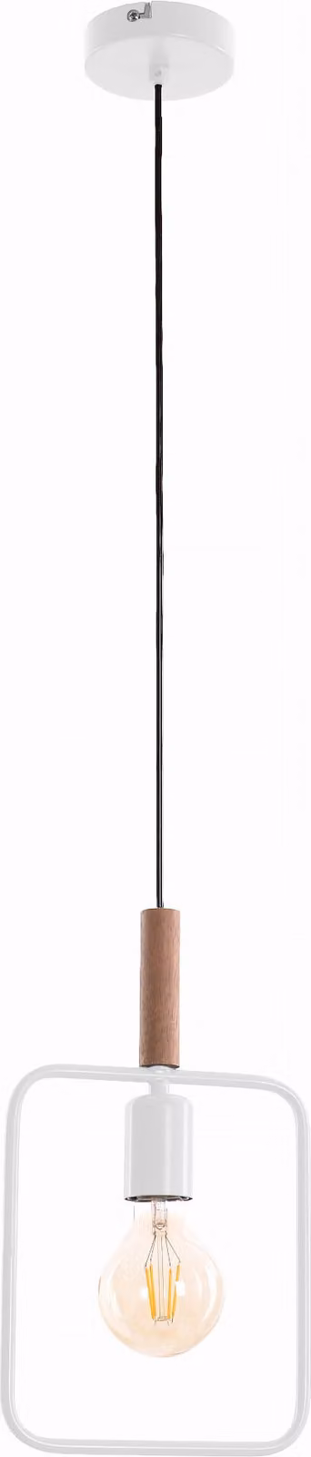 Lampada a sospensione FRAME 1X60W E27 BIANCO 31-73563 Candellux