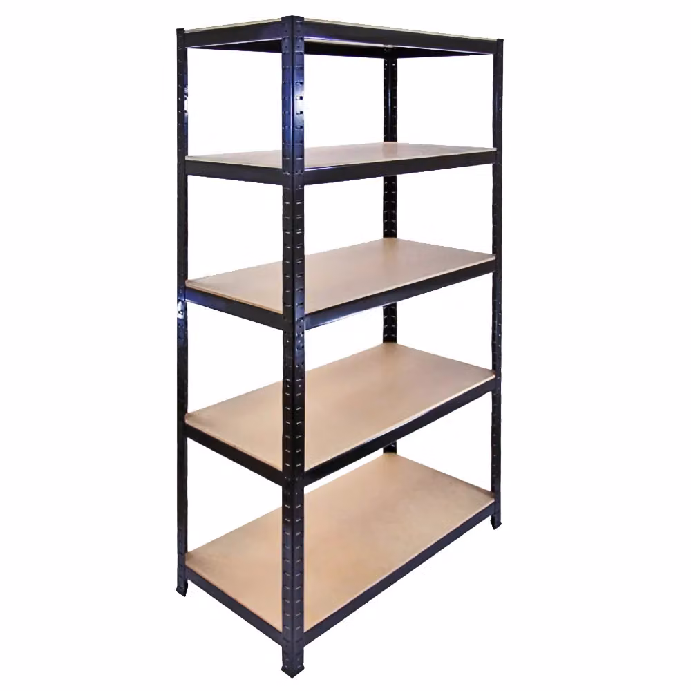Scaffalatura Monster Shop T-Rax in Acciaio Nero con 3 Ripiani per Garage, Larghezza: 90 cm, Altezza: 180 cm, Profondità: 45 cm – 2