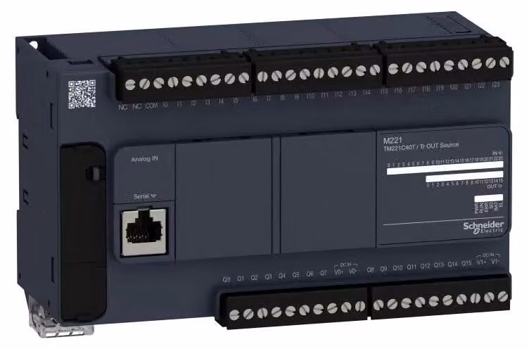 Schneider Electric TM221C40T, IP20, -10 - 55 °C, -25 - 70 °C, 160 mm, 70 mm, 90 mm