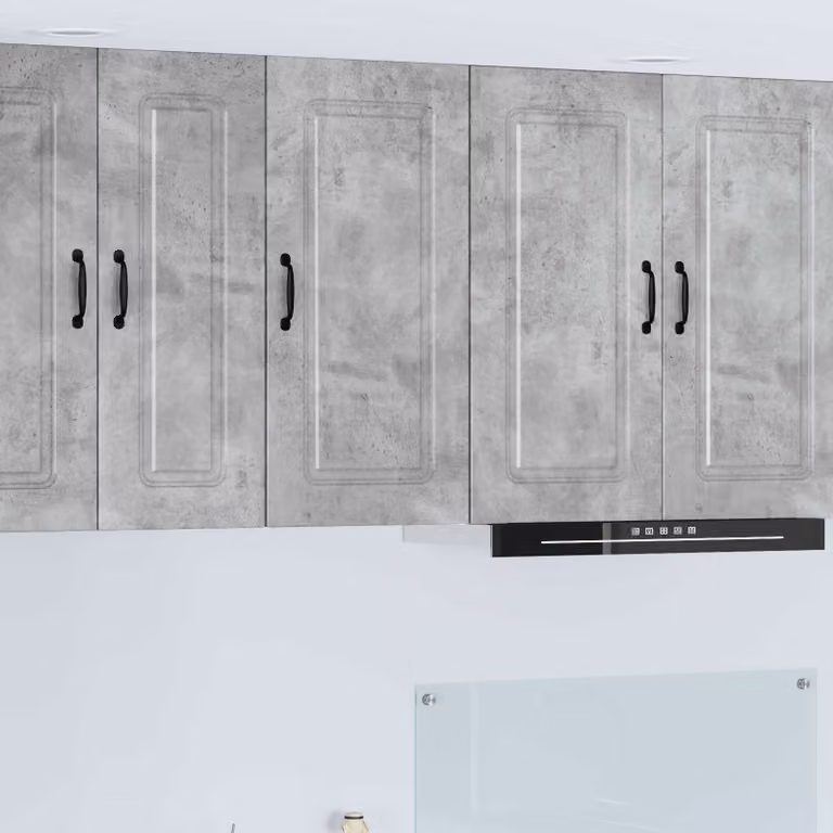 vidaXL Mobile Unità a muro Kalmar Grigio, L: 40 cm, P: 31 cm, H: 80 cm