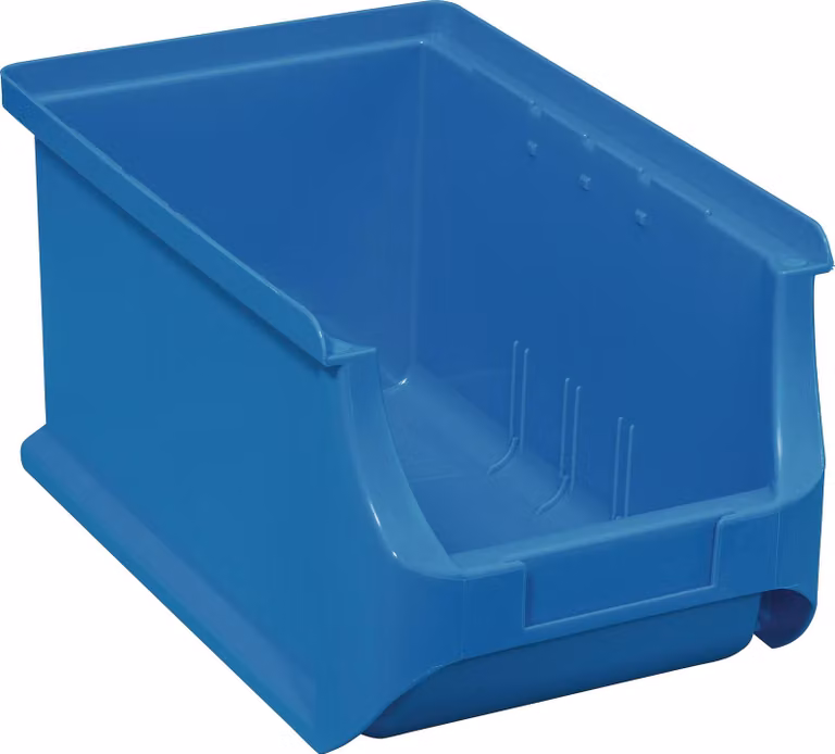 scatola portaoggetti aperta ProfiPlus Box 3 di allit, in PP, blu