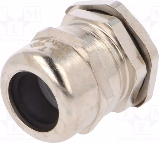 1 x Raccordo per cavo, grado di protezione IP68, filettatura M25, materiale: ottone, codice prodotto: 2411.831 n