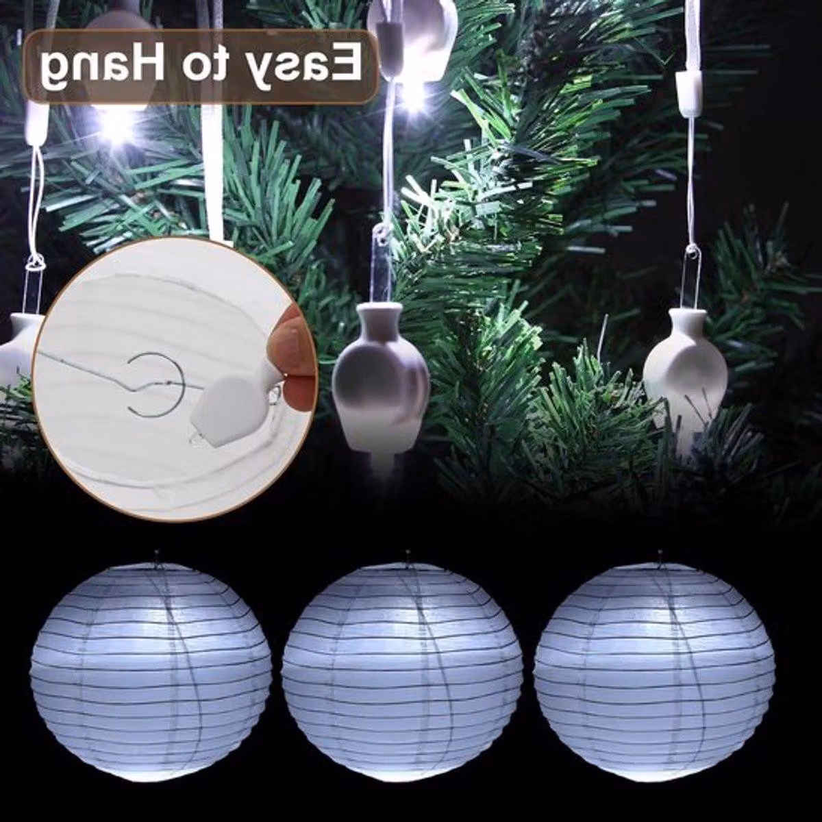 Illuminazione a LED per palloncini, in bianco freddo, ideale per matrimoni, Halloween, Natale e decorazioni festive