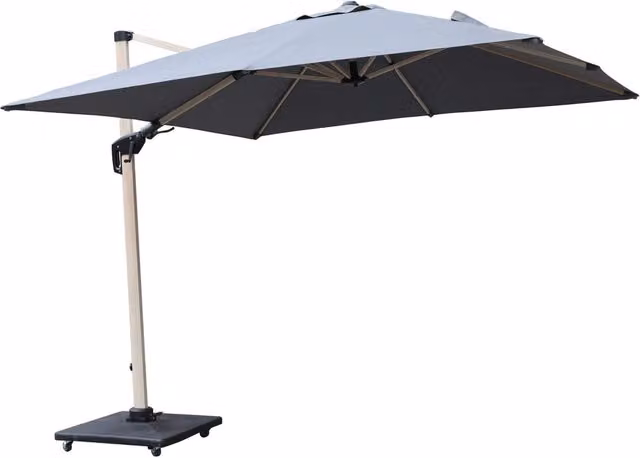 Ombrellone da Giardino in Alluminio 3x3m Vorghini Grigio