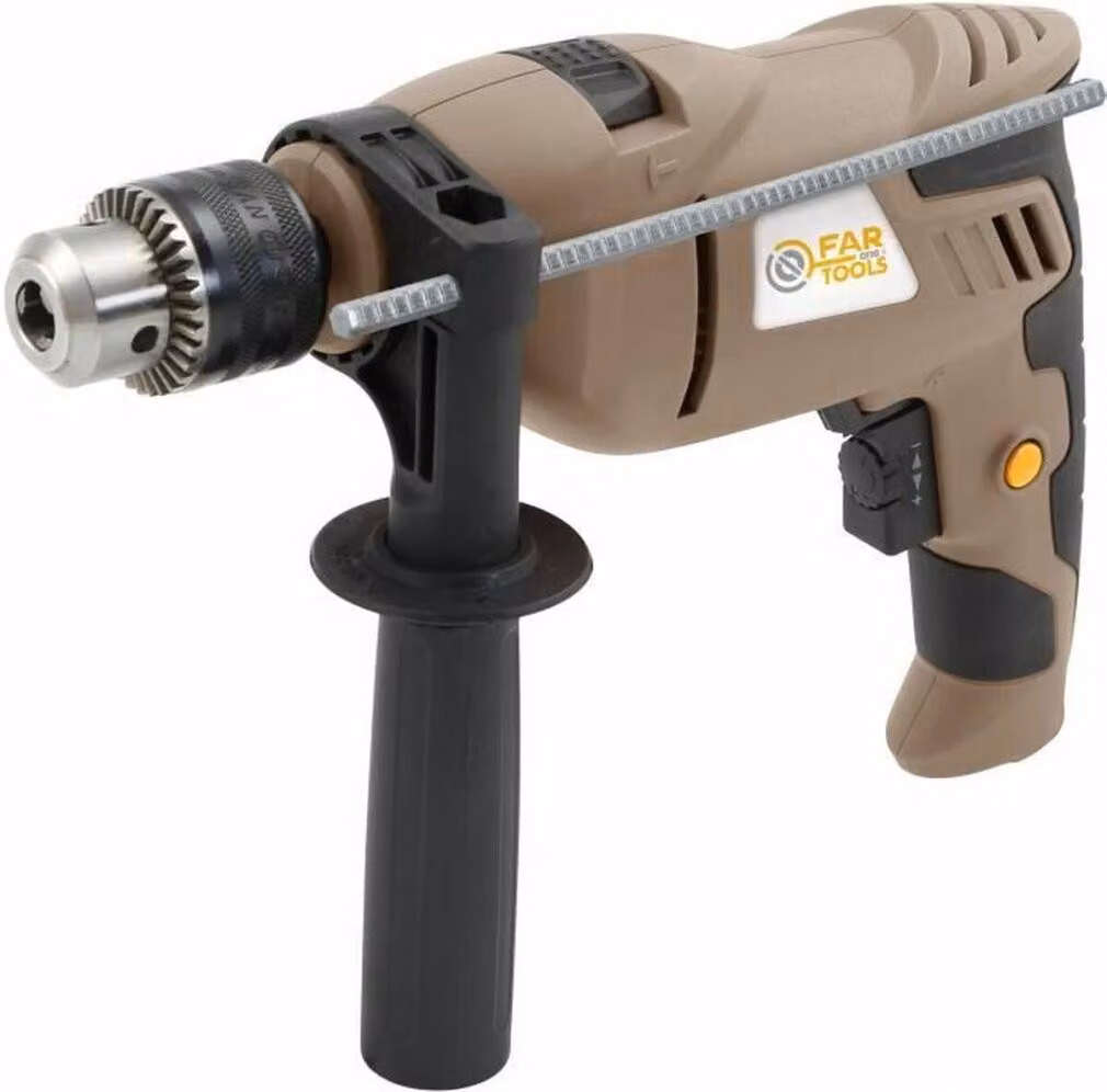 FARTOOLS percussion drill - IP 13 - 750W - Variable speed drive - Direction reverser - 13mm keyed chuck