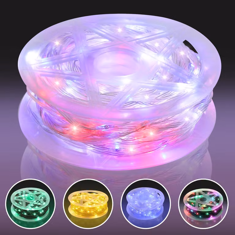 Jayseuw 30M 300 LED luci fata bianco freddo 10 modalità di luce luci fata festa giardino decorazione luci di Natale cavo trasparente