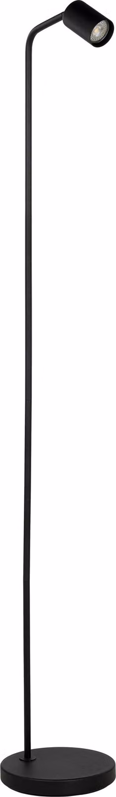 EGLO Lampada da terra Rigomagno, lampada per soggiorno con faretto orientabile, lampada da terra in metallo nero, lampada da lettura con attacco GU10, 151 cm