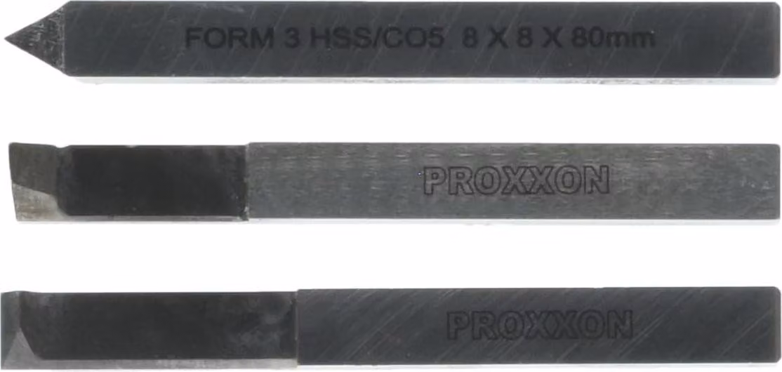 Proxxon Satz Drehstahl zum Gewindeschneiden 3teilig 8x8mm für PD230/e & PD250/e