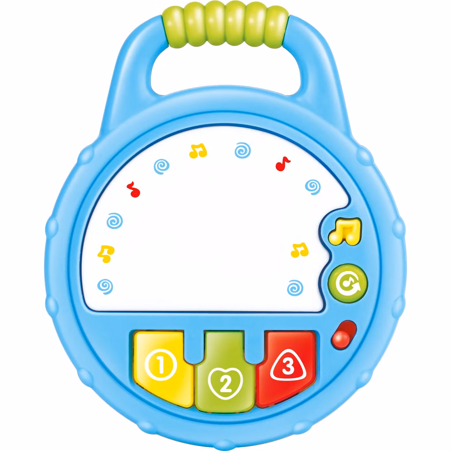 TU GIOCHI Il Magico Tamburello con microfono multicolore per stimolare la creatività e lo sviluppo sensoriale