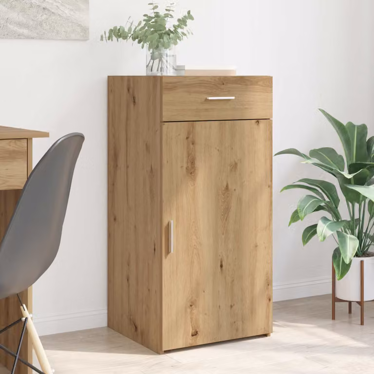 Credenza moderna vidaXL in legno color rovere marrone L 45 cm, P 42,5 cm, H 93 cm