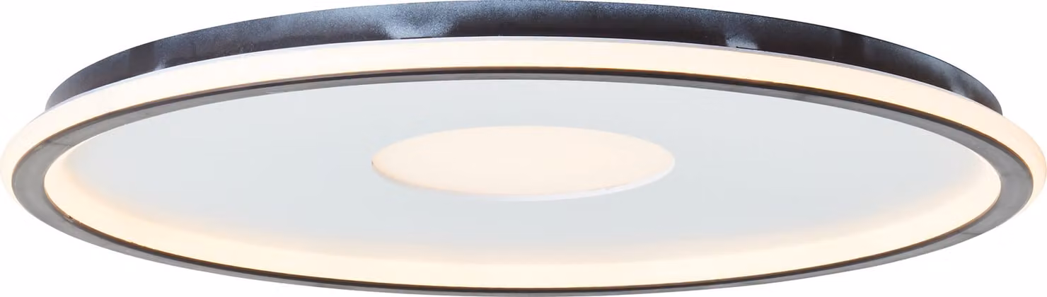 BRILLANTE plafoniera LED moderna VEGAS | plafoniera Ø 50 cm con telecomando dimmerabile | colore della luce regolabile | 44W 5400 lumen 3000-6500 Kelvin | plastica