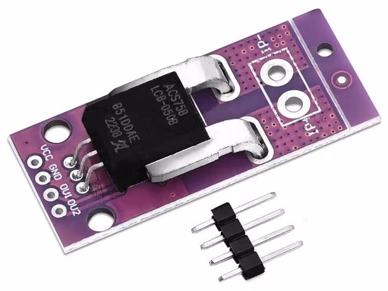 Modulo sensore di corrente Hall-Strom ACS758LCB-050B-PFF-T, lineare