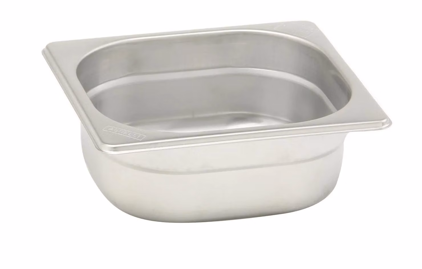 Bacinella Gastronorm in acciaio inox GN 1/6 6 pezzi cm. 17,6x16,2 h. cm. 20