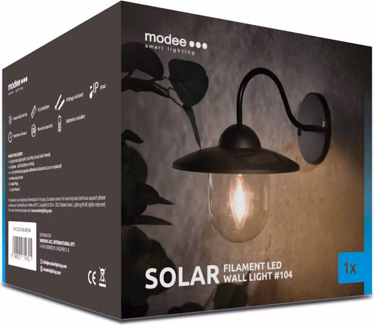 Modee Smart Lighting Solar Lamp 104 (ML-WS104) lampada solare da parete
