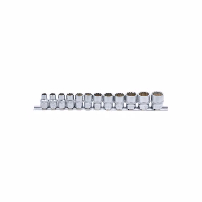 Set di chiavi a bussola BGS esagonali a bussola quadra 10 mm (3/8") SW 8 - 19 mm 12 pezzi - 9105