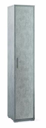 Mobile Colonna 1 Anta H199 L39 P41 Cm colore Cemento Db381k