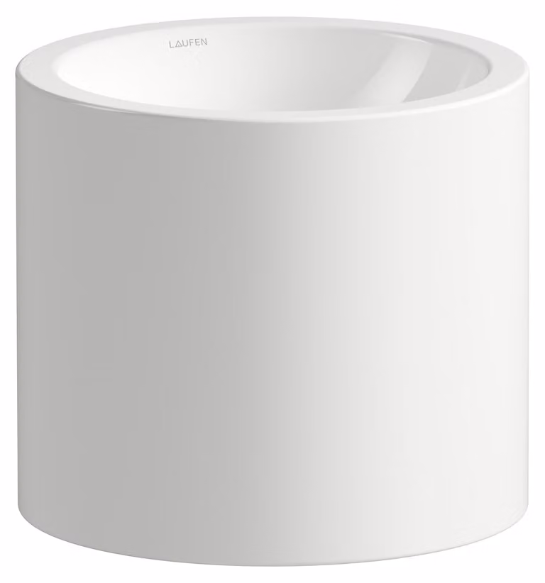 LAUFEN FORM lavabo, rond, sans trou pour robinet, sans trop-plein, 329x347x290mm, blanc brillant, H515FM20001121, H515FM20001121