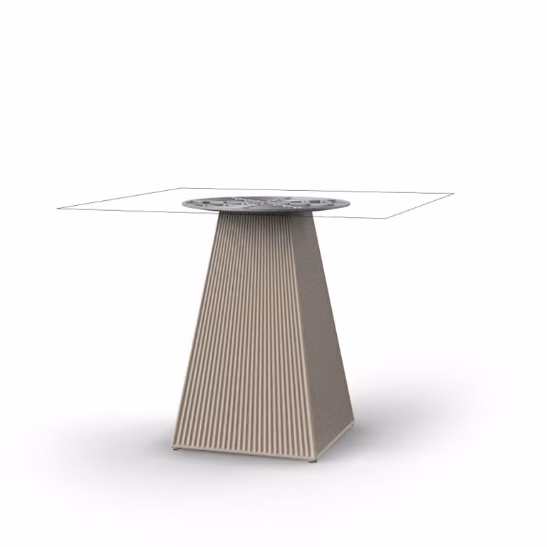 Base tavolo Gatsby Vondom quadrata 45x45x73cm