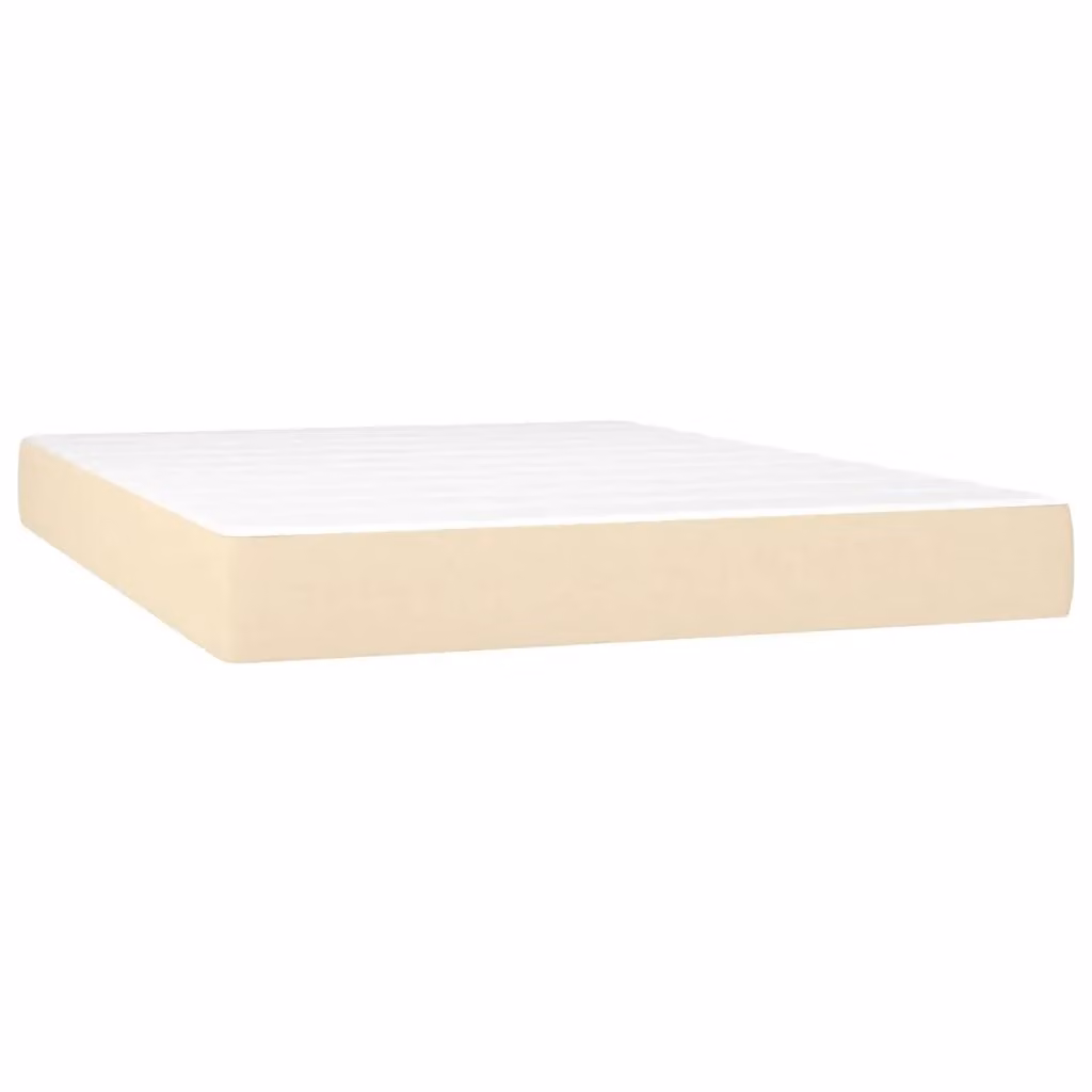 Materasso Ibrido a Molle Insacchettate vidaXL, Colore Bianco/Beige, L/P/H: 140 x 190 x 20 cm – 2