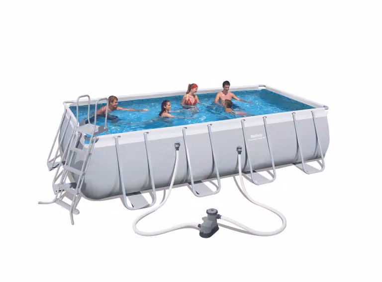 Set di piscine con telaio Bestway "Power Steel" - rechteckig, 549 x 274 x 122 cm; 56465