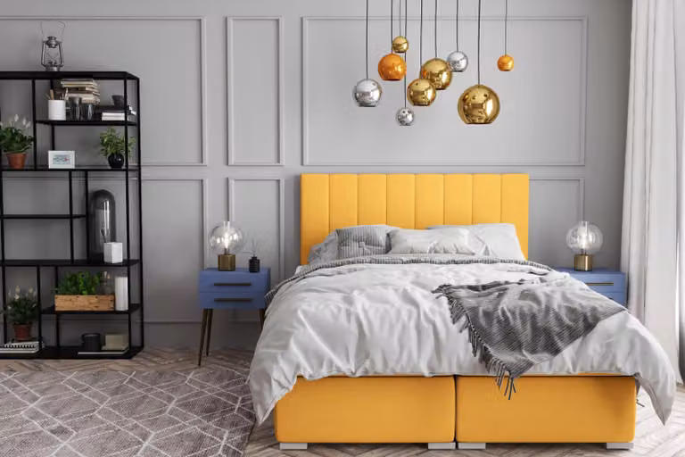 Boxspring Doppel Bett Hotel Komplett Set Matratze Topper Betten Funktion Kasten