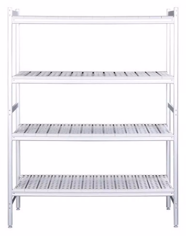 Scaffale Saro 1505x475mm in alluminio con plastica