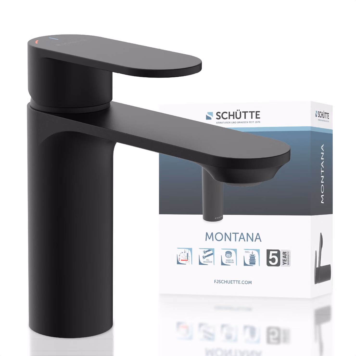 32316 MONTANA - Miscelatore per lavabo, nero opaco