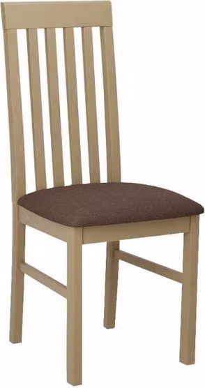 Sedia da pranzo imbottita DANBURY 1 - rovere sonoma / marrone 2