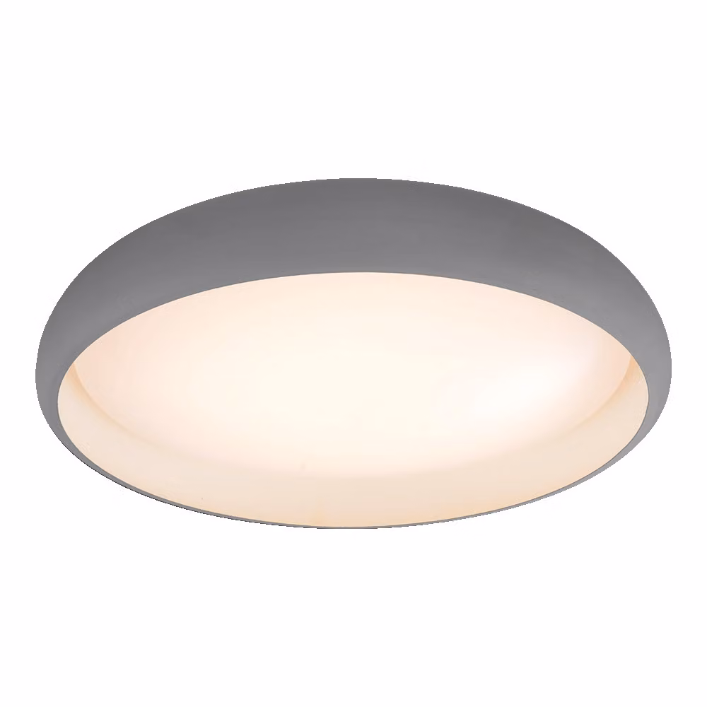Plafoniera LED TARI 22W 4000K plastica grigio/bianco Ø43,5cm H:9cm