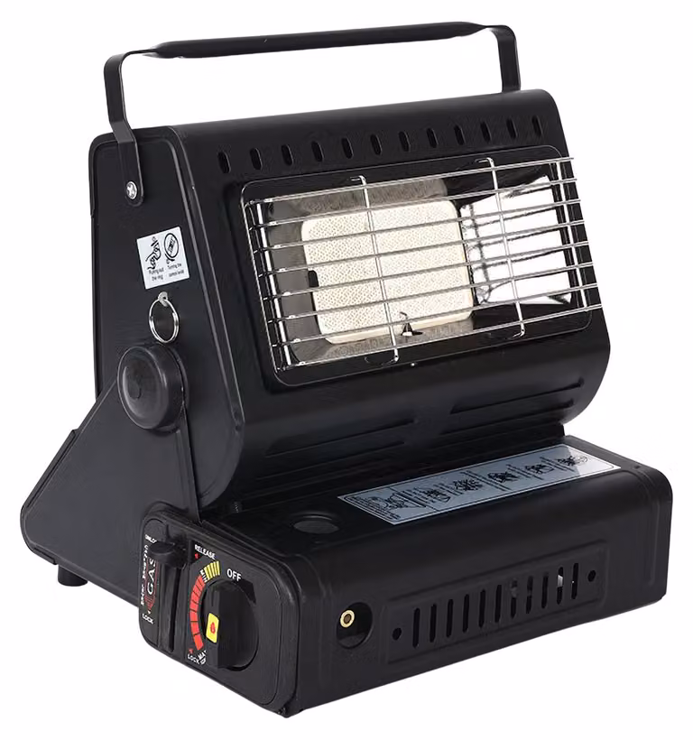 Riscaldatore da esterno elettrico - 1300 watt - colore nero - modello da pavimento - elemento riscaldante in Vetroceramica