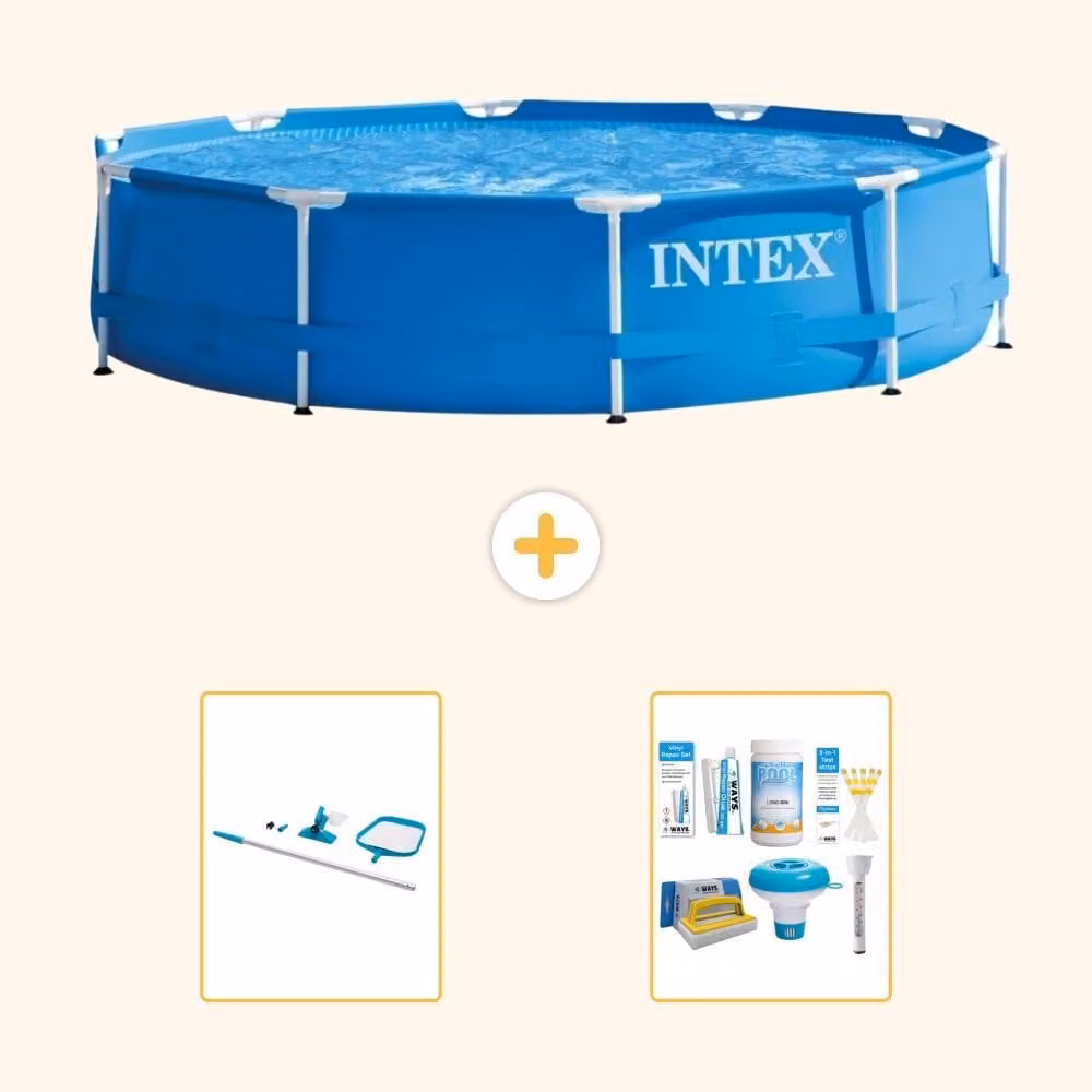 Piscina fuori terra a struttura - 305x76 cm - 3 pezzi - Modello S22452