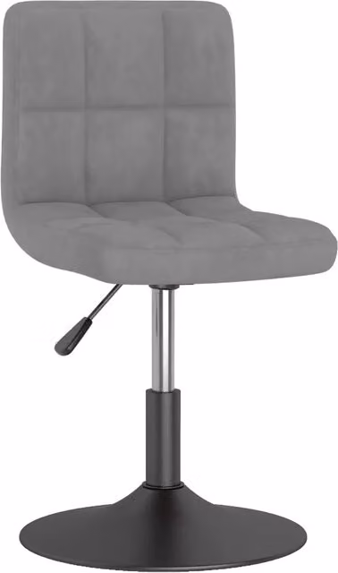 Sedie da Pranzo Girevoli 4 pz Grigio Scuro in Velluto 3087482