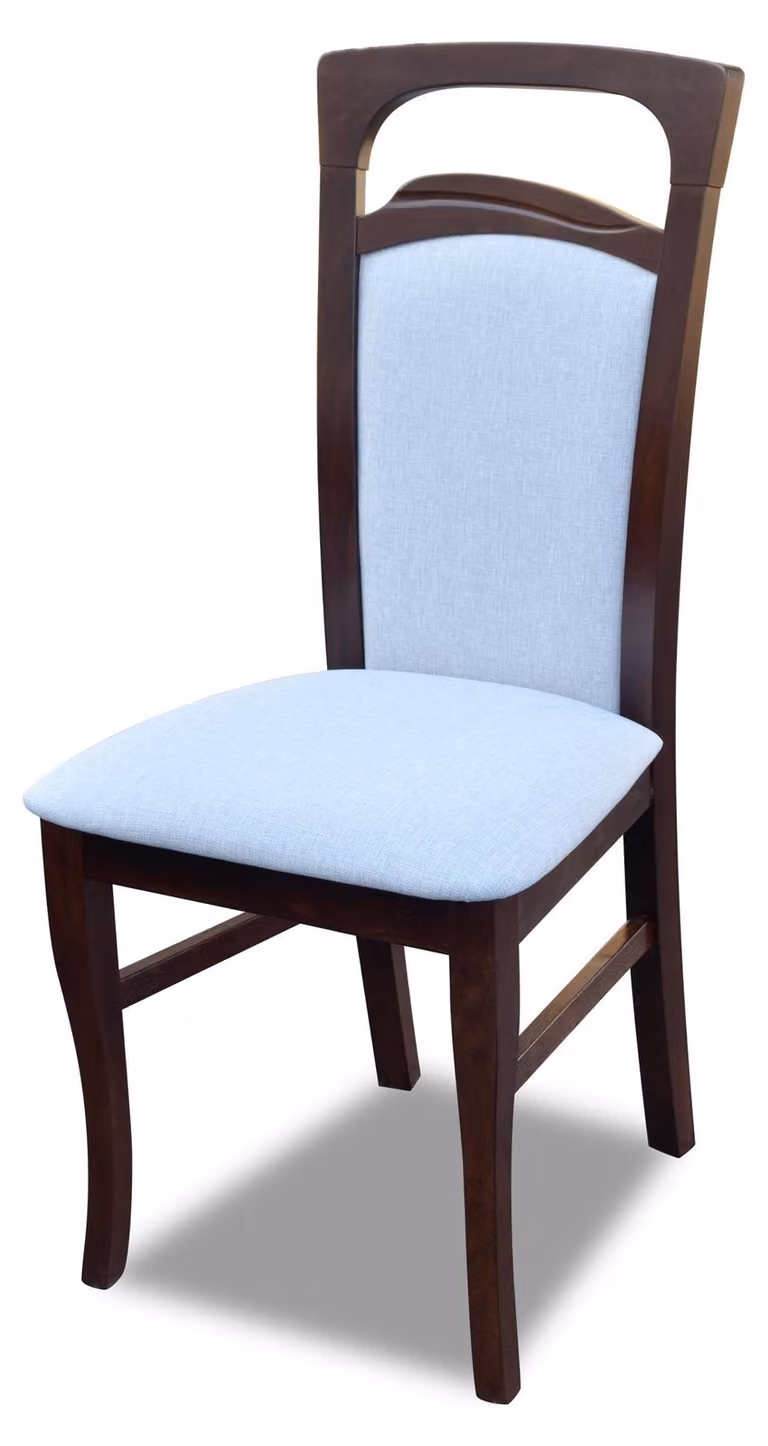 Stuhl Lehnstuhl Modern Design Möbel Luxus Esszimmer Stühle Küche Holz Textil